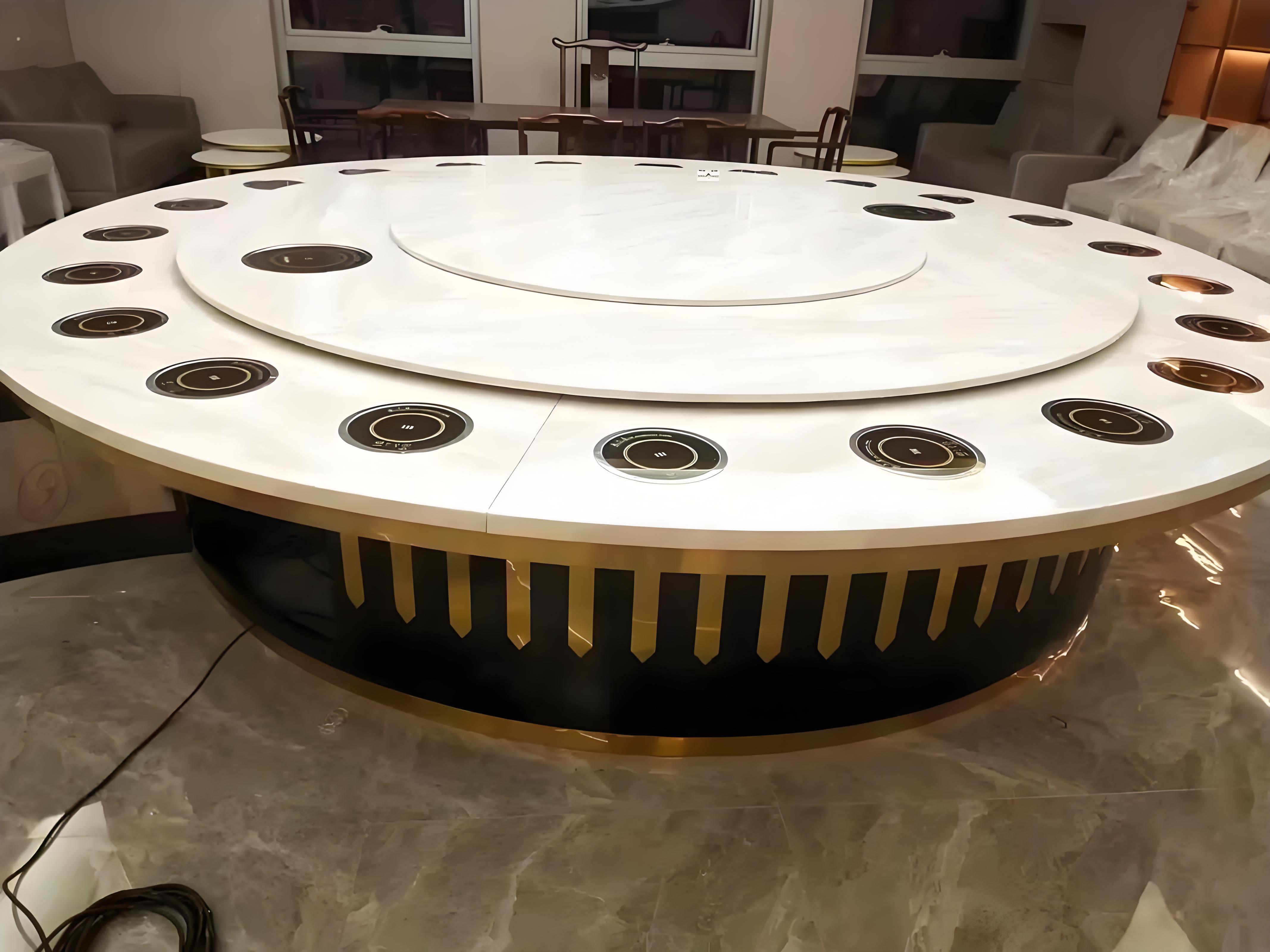 铁岭市旋转火锅桌中餐桌 - 排名